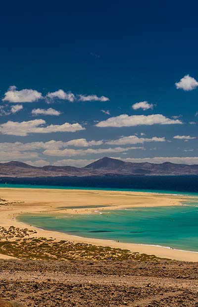 Costa e spiaggia a Fuerteventura