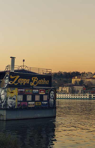 Belgrado: vista sul fiume